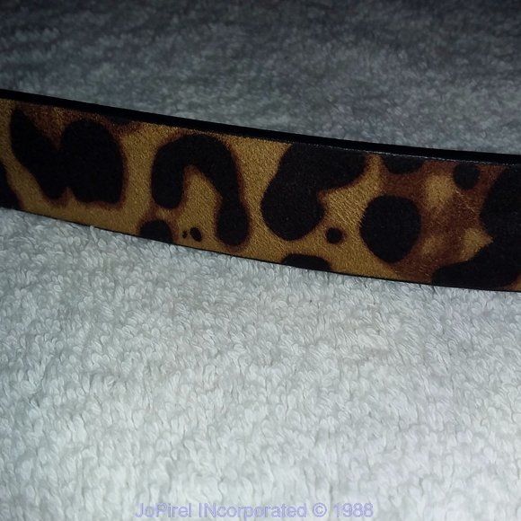 Leopard Print Belt - Picture 5 of 8